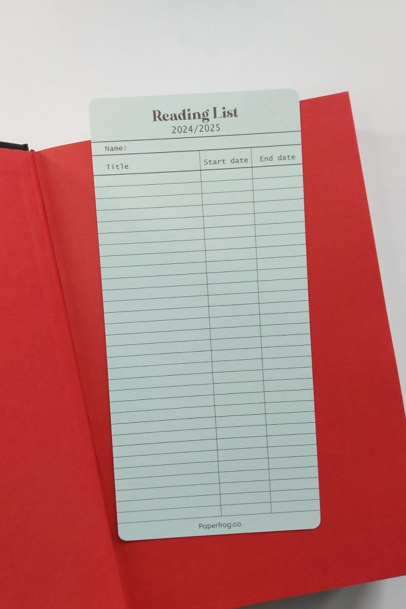 Jumbo Colouring Bookmark - 80 frogs - Paperfrog - bookmarks