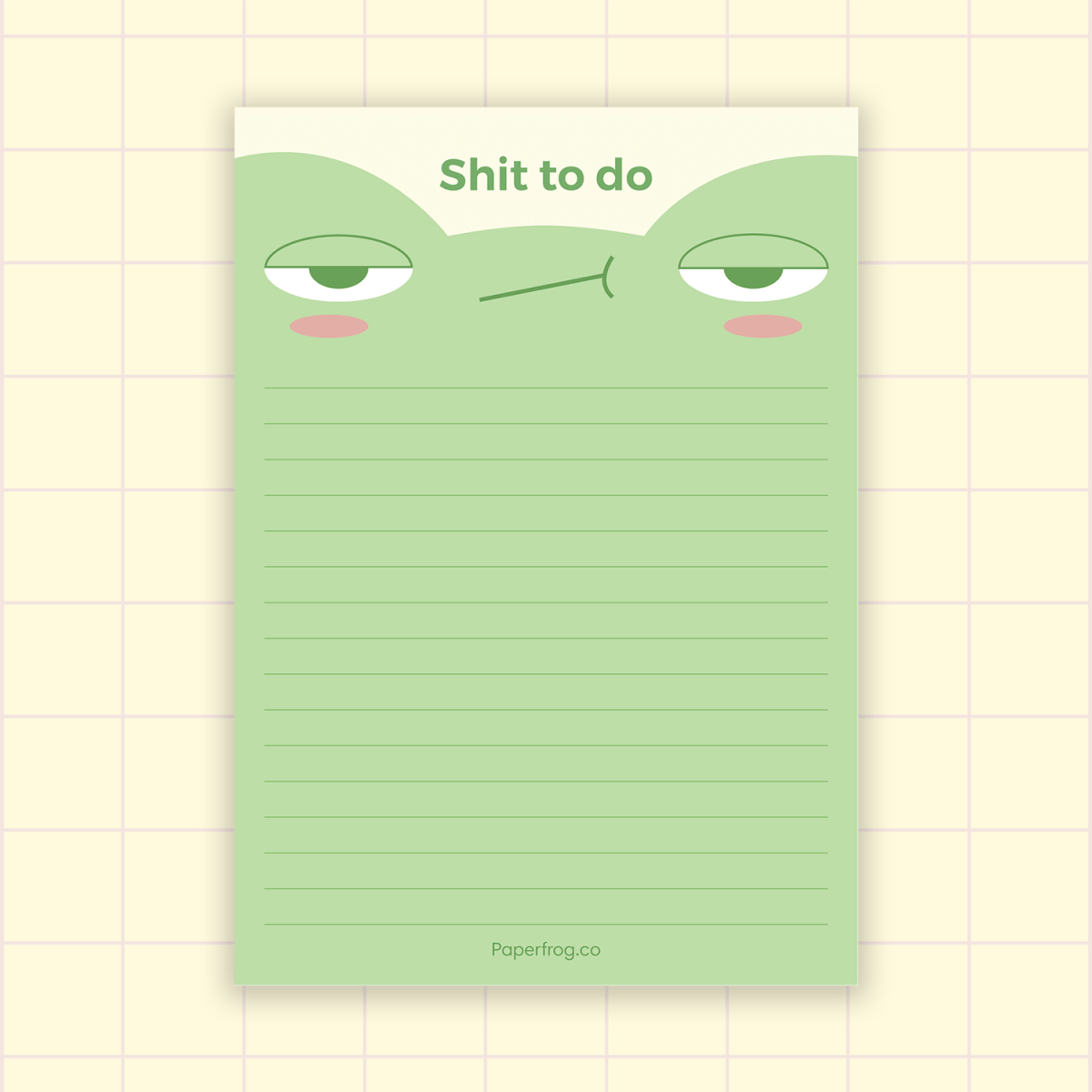 "Shit To Do" A6 Notepad For Everyday Tasks - Paperfrog - Notepad