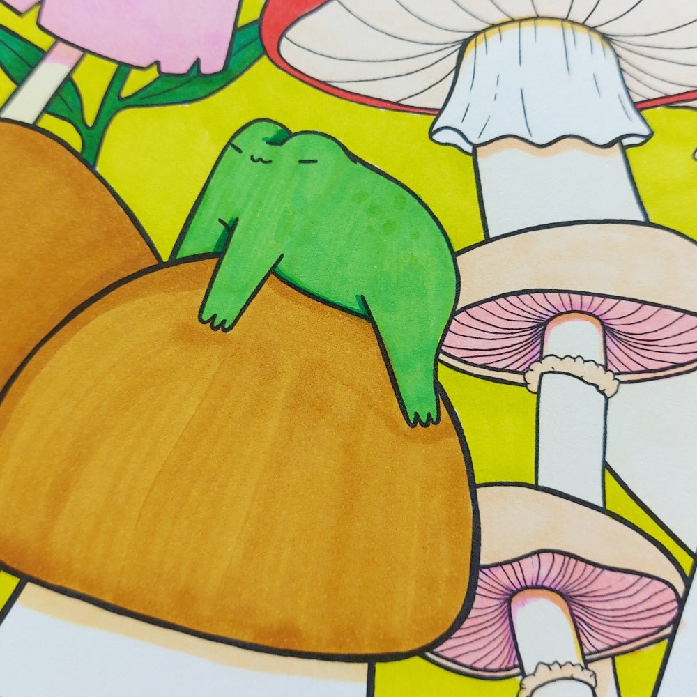 The Frogiverse - Colouring Book For Fun Adults - Paperfrog - Colouring Book