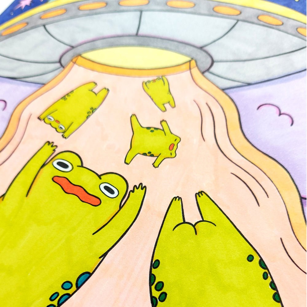 The Frogiverse - Colouring Book For Fun Adults - Paperfrog - Colouring Book