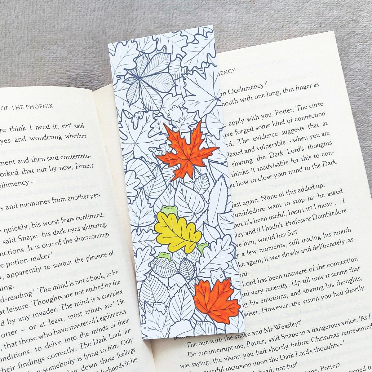 Frog and Mushroom Bookmark