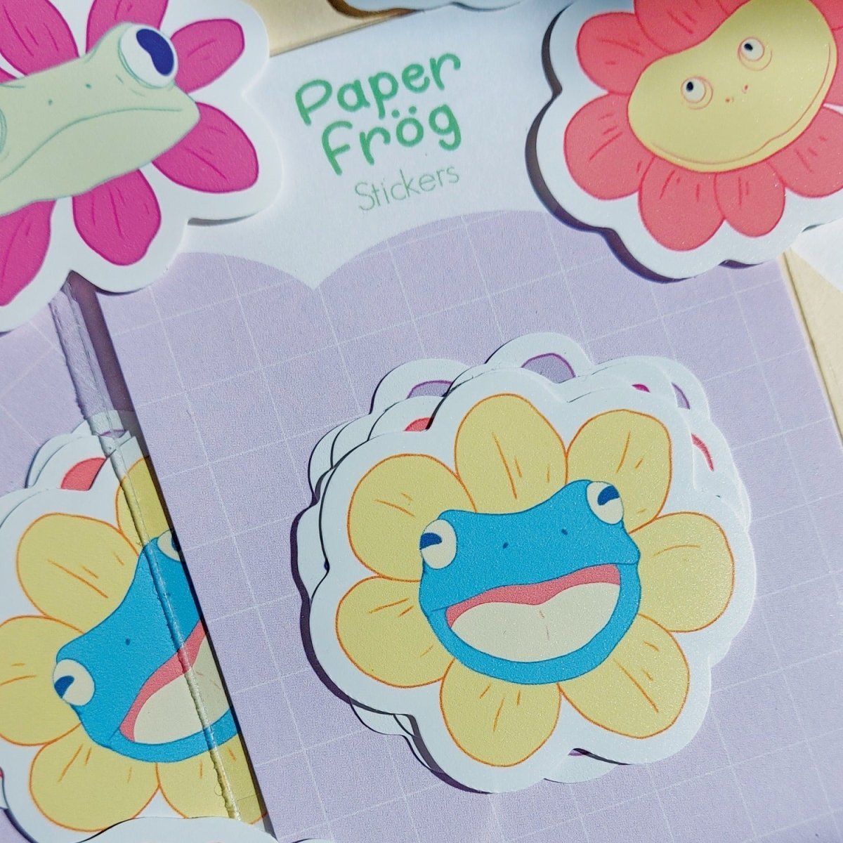 "Frogwers" matte sticker pack - Paperfrog - Stickers