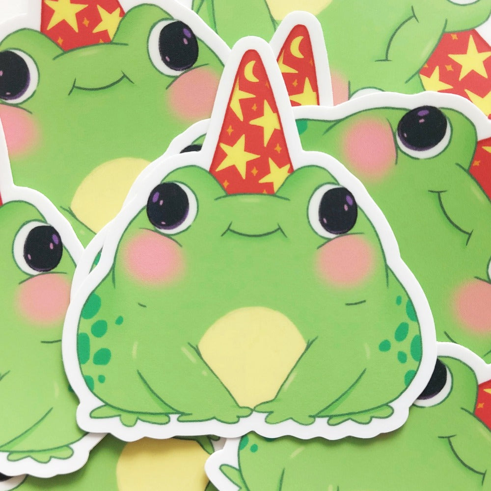 Magic Frog Matte Sticker
