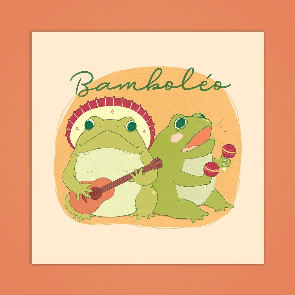 "Singing Frogs" Art Print - Paperfrog - Art print