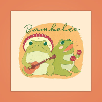 "Singing Frogs" Art Print - Paperfrog - Art print