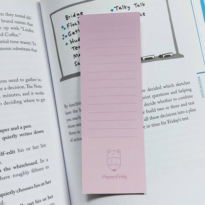 frog bookmark, perfect gift, cute stationery, best site to buy stationery, beautiful bookmarks, man i love frogs, pink stationery