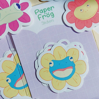 froggy sticker pack, stickers for sale, cute stationery, cute stationery stores