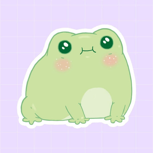 "Squishy Chonk" matte sticker - Paperfrog - Stickers